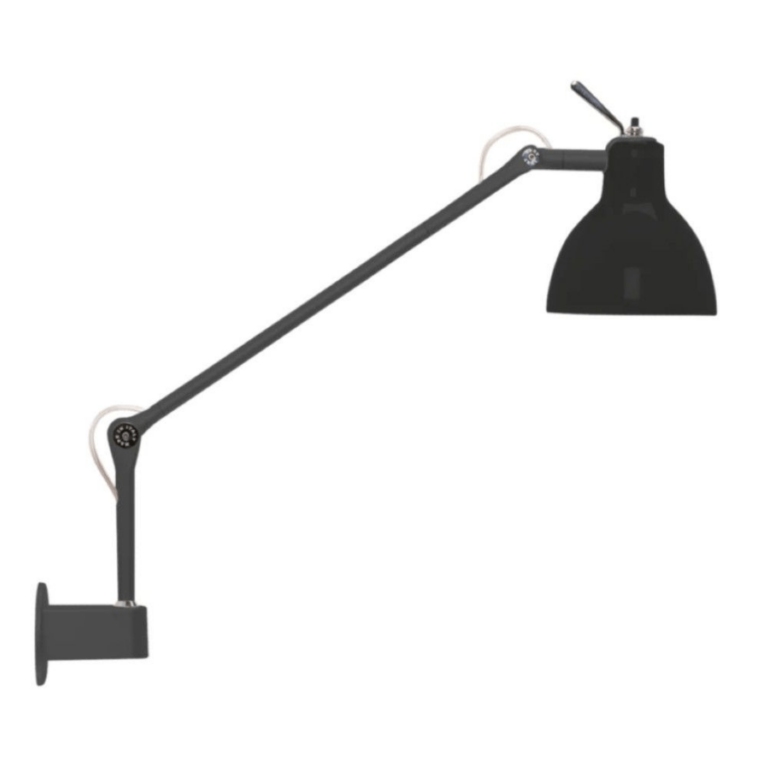 Luxy W1 Væglampe Mat Sort/Blank Sort Skærm - Rotaliana