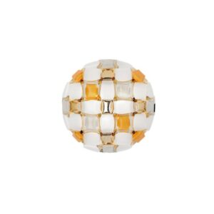 MIDA M Loft/Væglampe Amber Guld Ø50 SLAMP