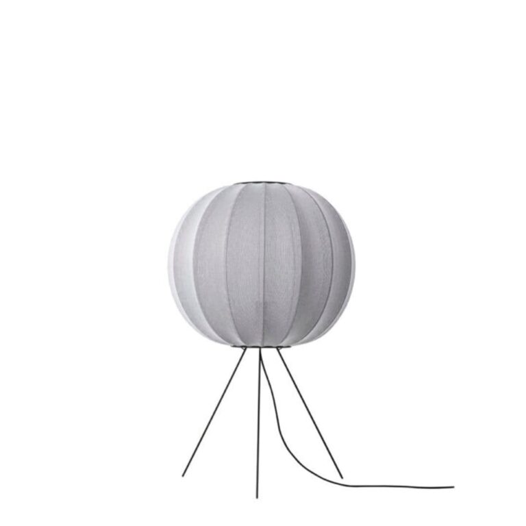 Made By Hand Knit-Wit 60 Silver Floor Lamp