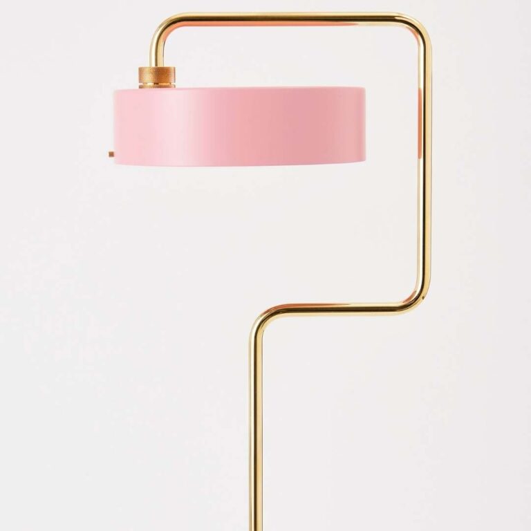 Made By Hand Petite Machine Gulvlampe Light Pink