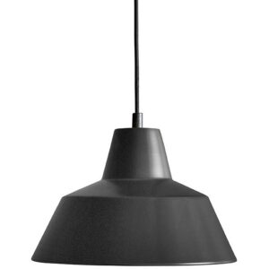 Made By Hand Workshop W5 Pendel Matsort - Pendler Aluminium Mat Sort - W5 002MB