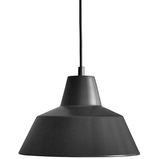 Made By Hand Workshop W5 Pendel Matsort - Pendler Aluminium Mat Sort - W5 002MB