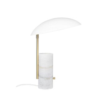 Mademoiselles bordlampe, hvid