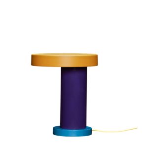 Magic bordlampe, lilla/gul