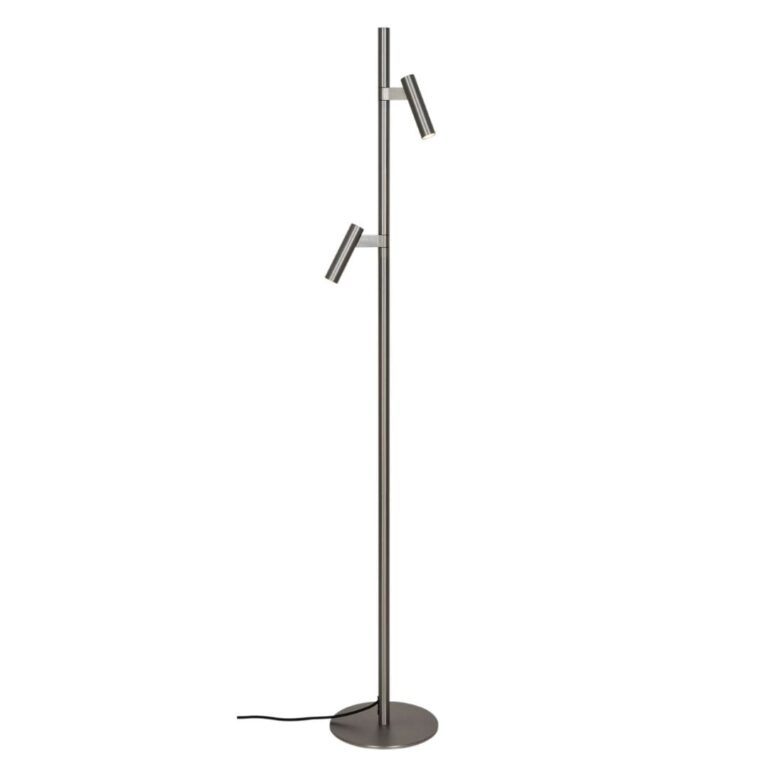Makoto Gulvlampe - Satin Krom - Design For The People