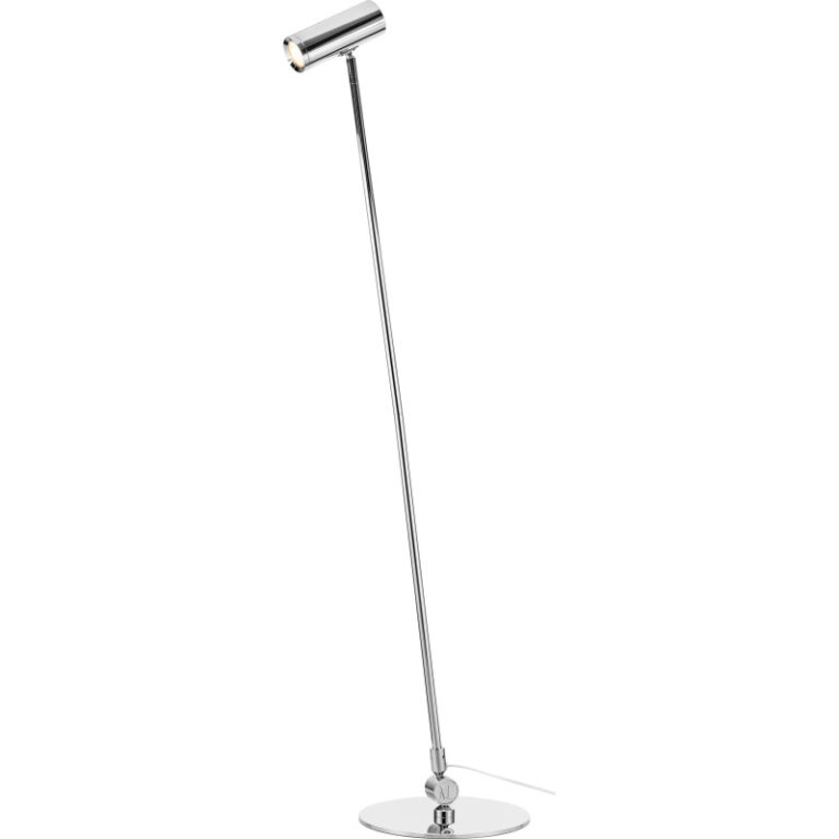Markslöjd Arlo gulvlampe, krom