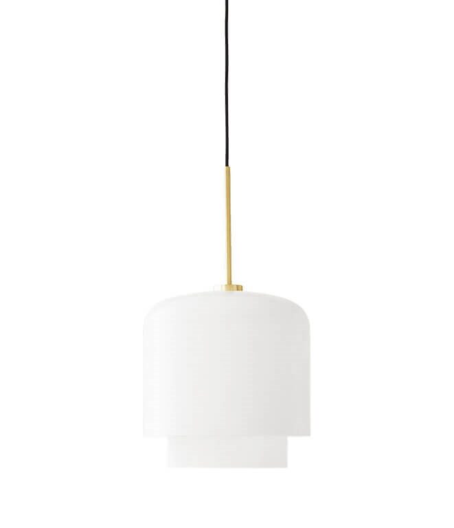 Megumi pendel Ø18, messing/opal