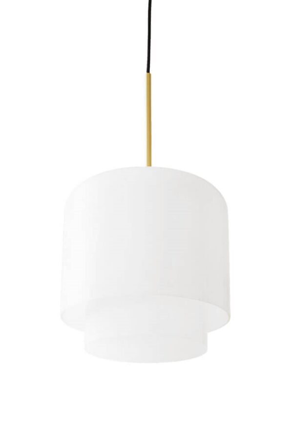Megumi pendel Ø28, messing/opal