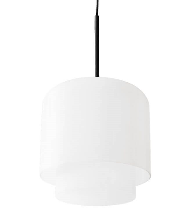 Megumi pendel Ø28, sort/opal