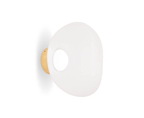 Tom Dixon Melt Surface Mini Opal/Guld Væglampe / Loftlampe