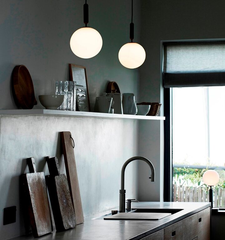 Miira 1 Large pendel, grå/opal