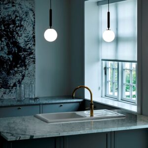 Miira 1 pendel, grå/opal