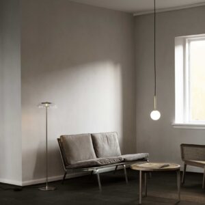 Miira 1 pendel, messing/opal