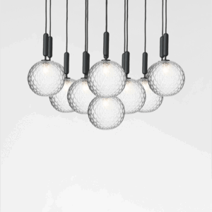 Miira 13 Large pendel, optic/rock grey