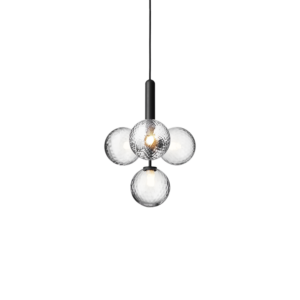 Miira 4 pendel, grå/klar