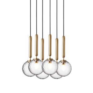 Miira 6 pendel, optic/messing