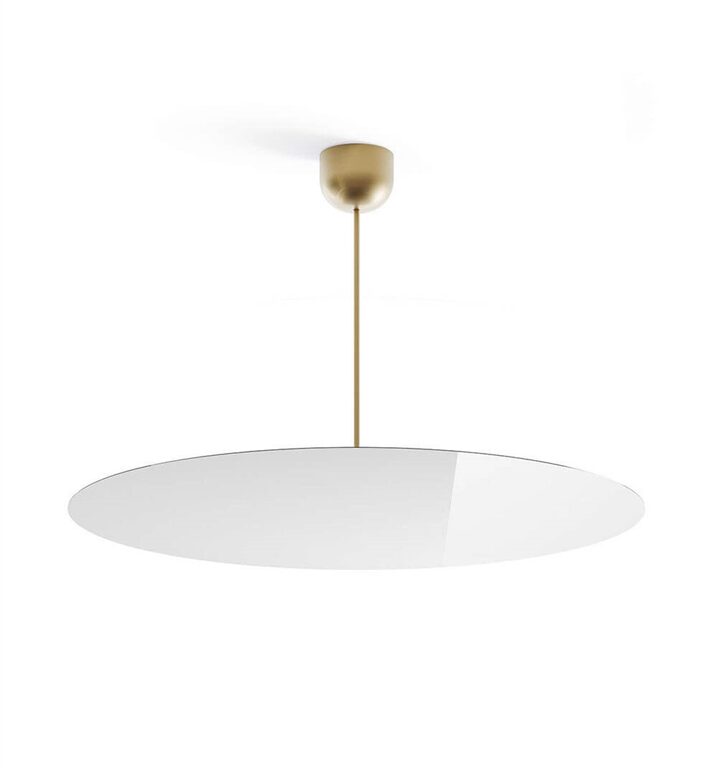 Millimetro H53 loftlampe stilk, messing