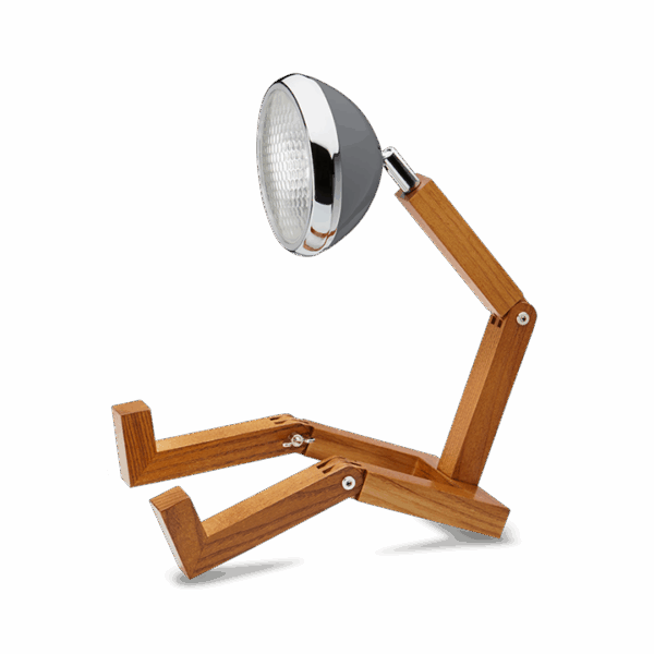 Mr. Wattson bordlampe, Intense grå