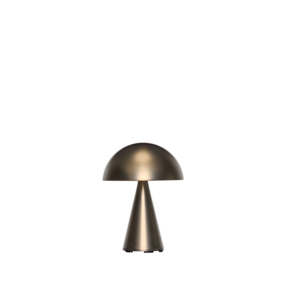 Mush Portable bordlampe / batterilampe, bruneret messing