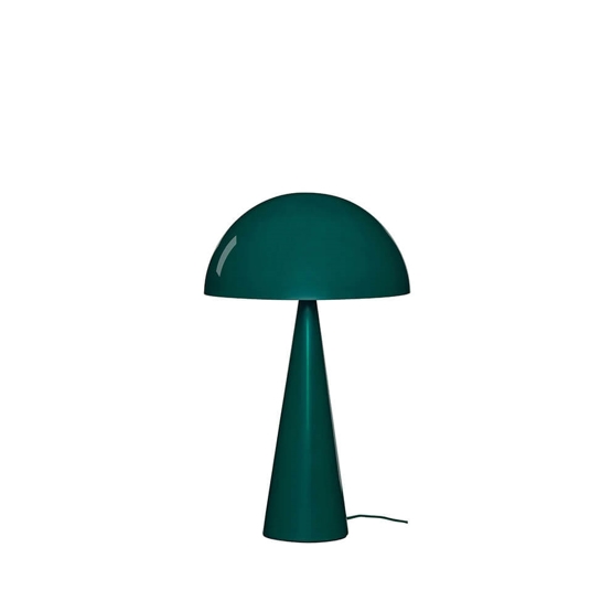 Mush bordlampe høj, mørkegrøn