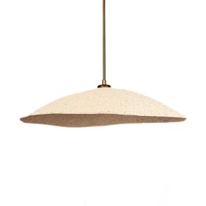 NORDVÄRK BK183 loftlampe, m. justerbar højde - ecru cement og metal