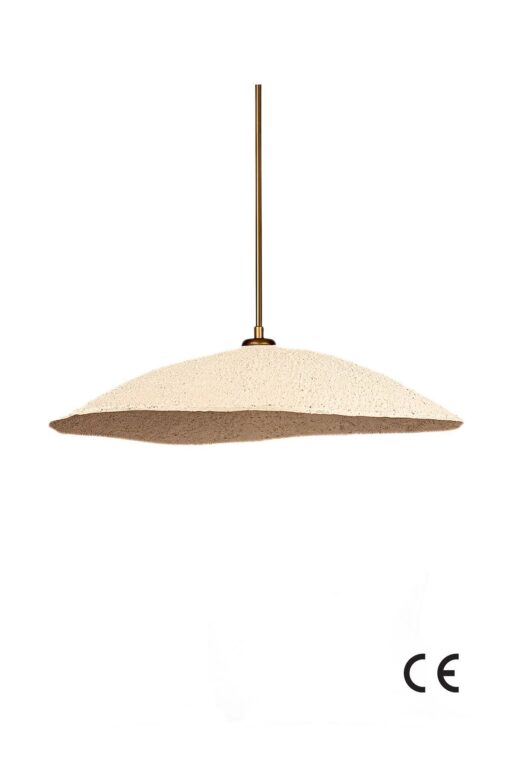 NORDVÄRK BK183 loftlampe, m. justerbar højde - ecru cement og metal