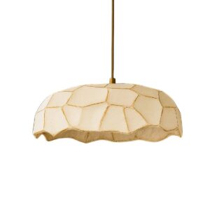 NORDVÄRK BK197 loftlampe, m. justerbar højde - ecru cement og metal