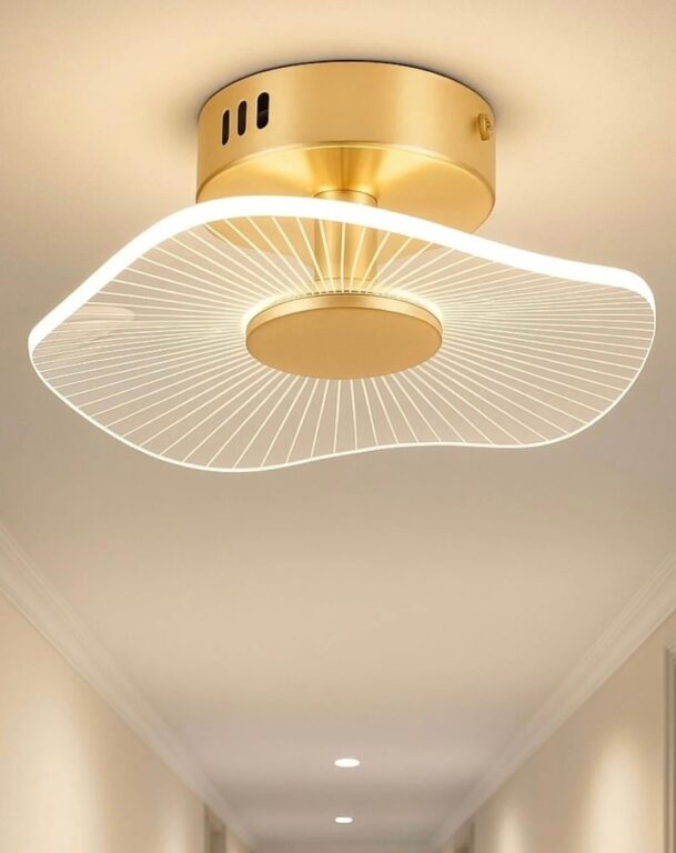 NORDVÄRK BRZ-343418 loftlampe - klar akryl og metal
