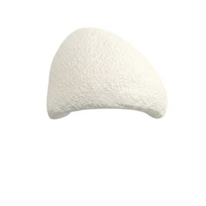 NORDVÄRK Lore-M-Nua væglampe - hvid glasfiber og metal