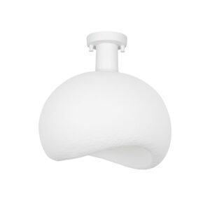 NORDVÄRK Yontu-15851 loftlampe - hvid glasfiber og metal