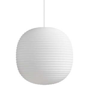 New Works Lantern Pendel Large - Frostet Opal Glas Opalhvid - 20630