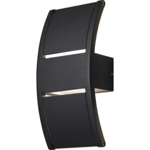 Nielsen Light Lærk udendørs væglampe, sort