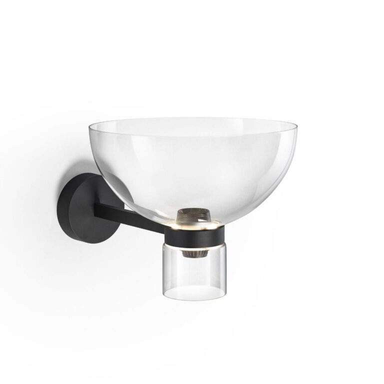 Nocturne W Bowl Væglampe - Sort - Flos