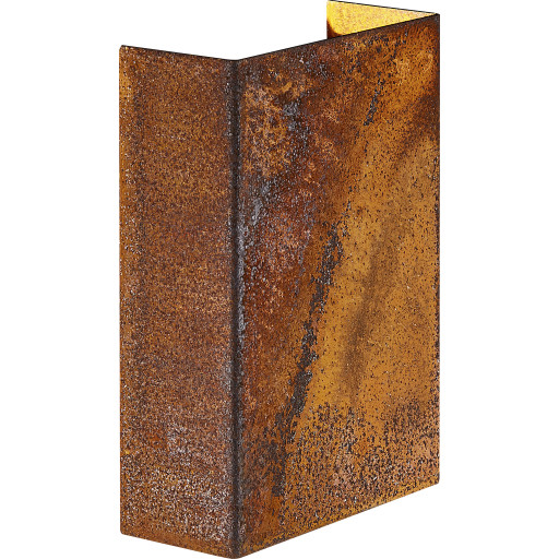 Nordlux Fold 10 udendørs væglampe, corten