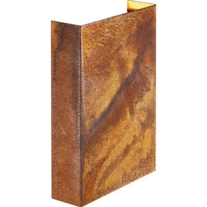 Nordlux Fold 15 udendørs væglampe, corten