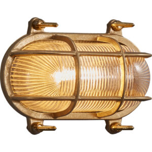 Nordlux Helford udendørs væglampe, messing