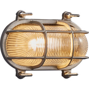 Nordlux Helford udendørs væglampe, nikkel