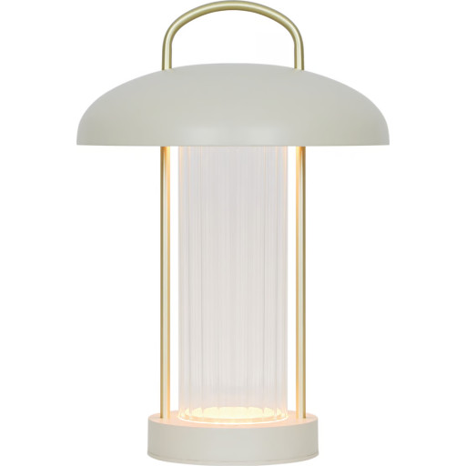 Nordlux Mirano genopladelig bordlampe, beige