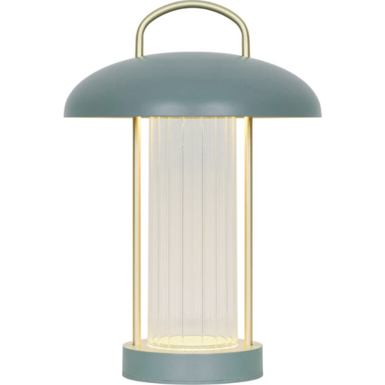 Nordlux Mirano genopladelig bordlampe, grøn