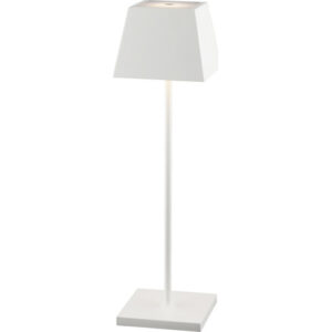 Nordtronic Conexos genopladelig bordlampe, hvid