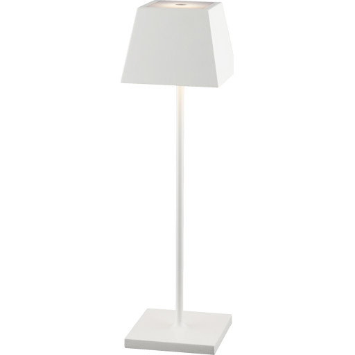 Nordtronic Conexos genopladelig bordlampe, hvid