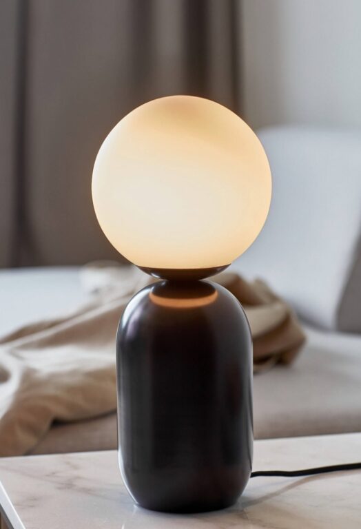 Notti bordlampe, sort