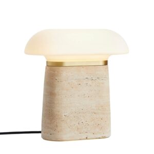 Nova bordlampe, travertin