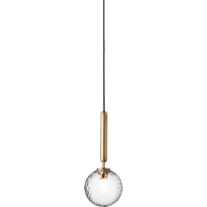 Nuura Miira 1 Pendel 140 Mm Messing / - Pendler Glas Klar - 2033003