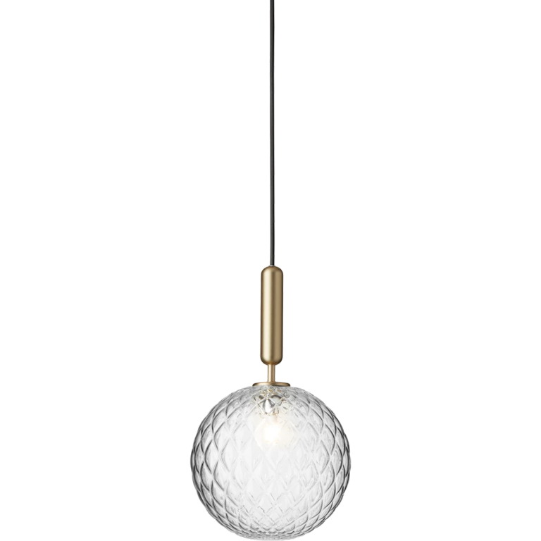 Nuura Miira 1 Pendel 200 Mm Messing / - Pendler Glas Klar - 2033007