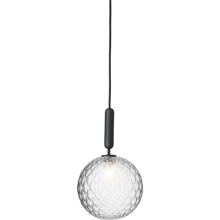 Nuura Miira 1 Pendel 200 Mm Rock Grey / - Pendler Glas Klar - 2033005