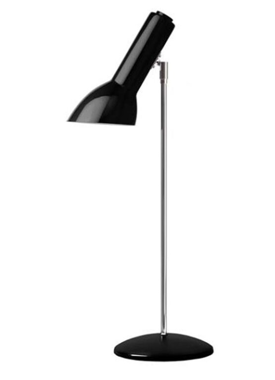 Oblique Bordlampe, sort blank