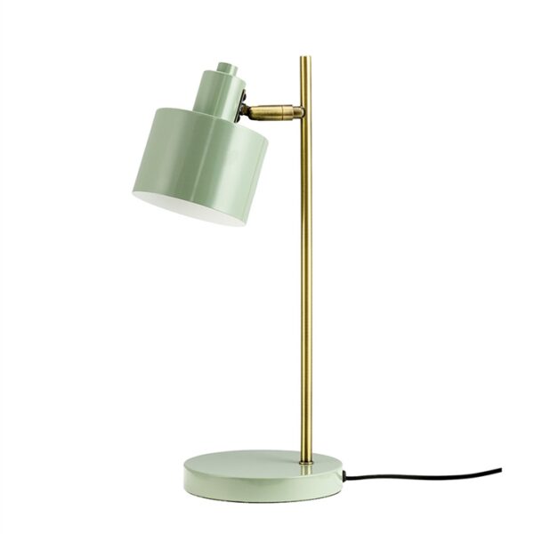 Ocean bordlampe, oliven/messing