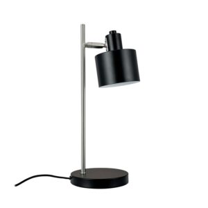 Ocean bordlampe, sort/stål