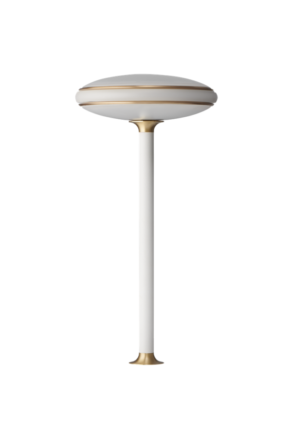 ØS1 Bordlampe - fast installation, hvid/messing